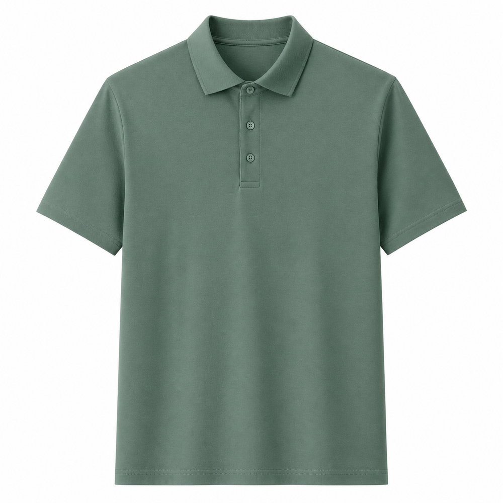 SD-P5 Mercerized Cotton Polo, Pine Green SD-P5 Mercerized Cotton Polo, Pine Green