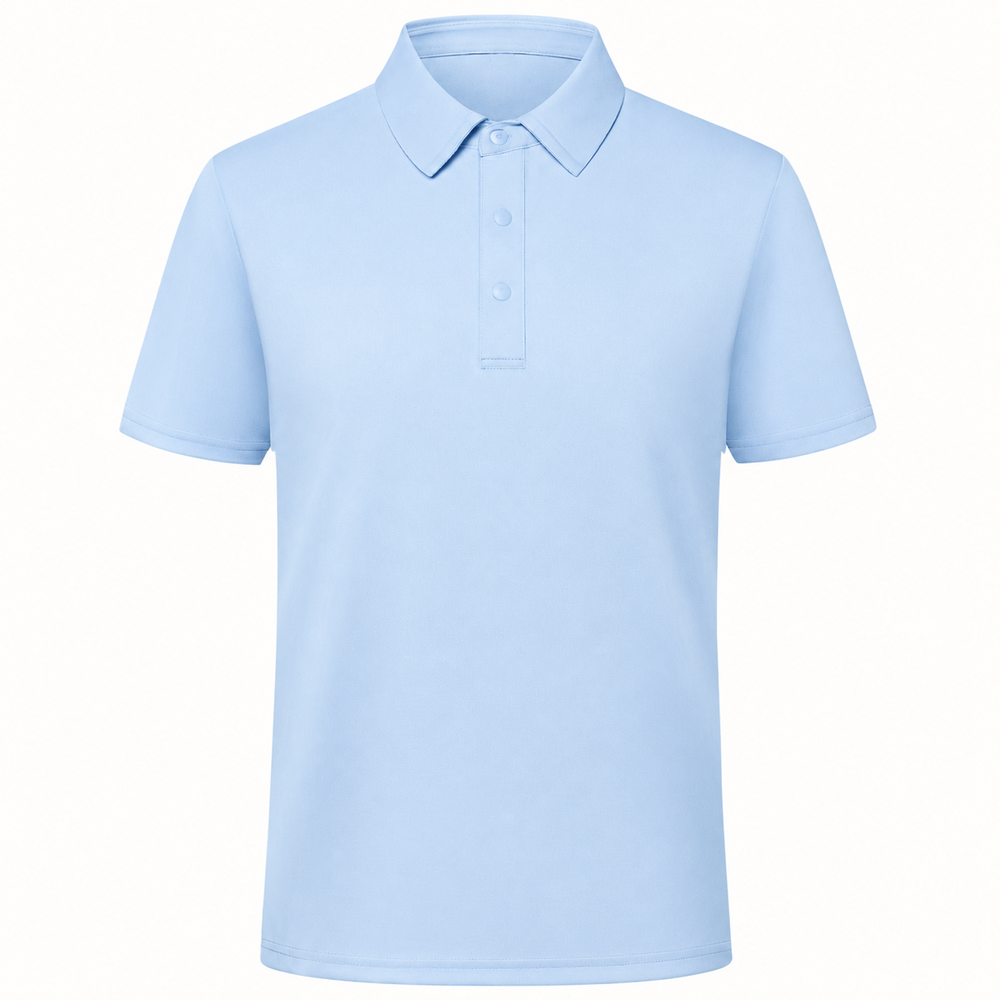 SD-MD1 Seamless Cool-Touch Polo, Light blue front view SD-MD1 Seamless Cool-Touch Polo, Light blue front view