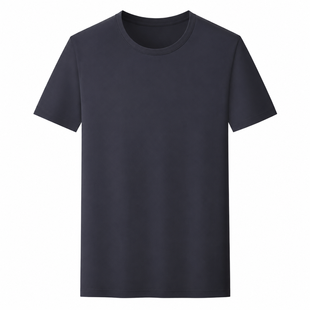 SD-F52 冷感シームレスクルーネックTシャツ ネイビー SD-F52 冷感シームレスクルーネックTシャツ ネイビー
