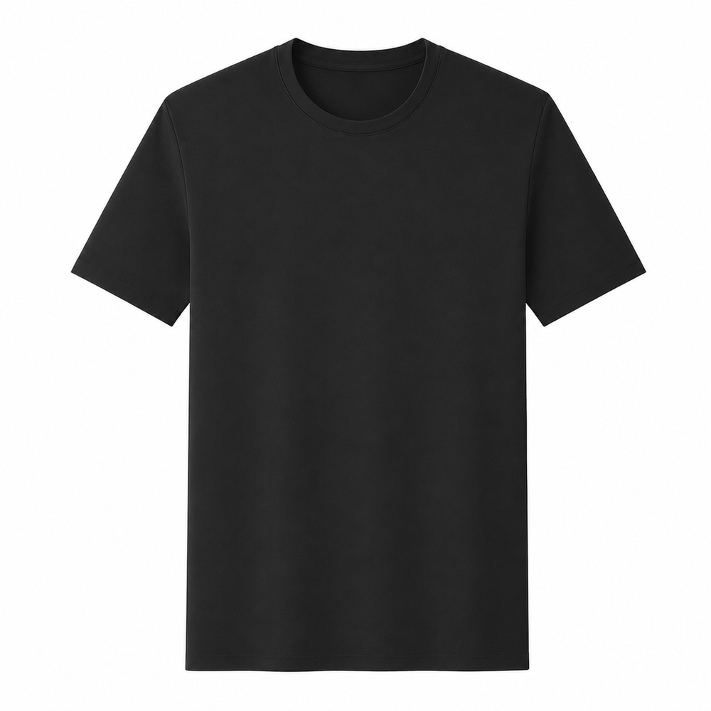 SD-F52 冷感シームレスクルーネックTシャツ ブラック SD-F52 冷感シームレスクルーネックTシャツ ブラック