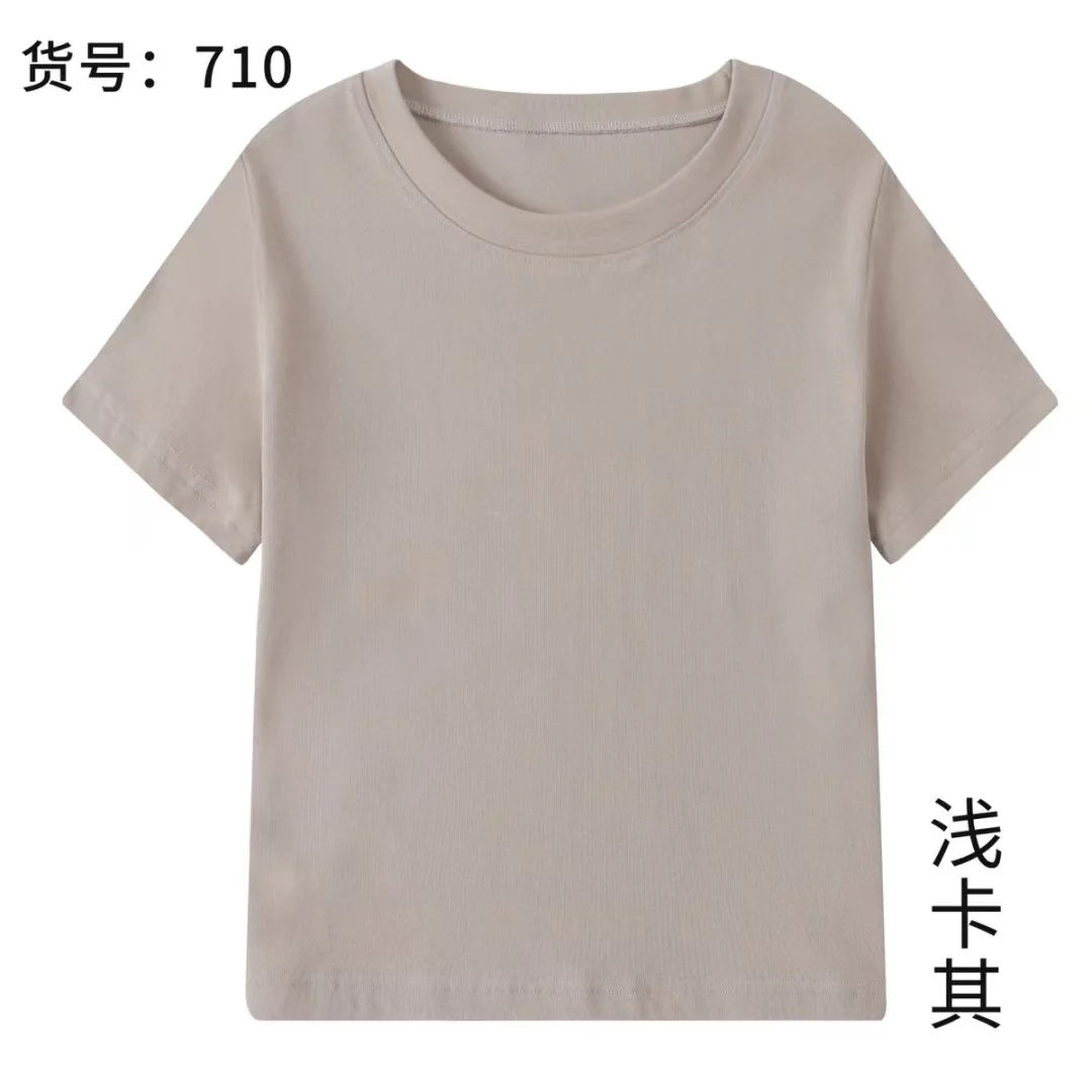 710 クルーネック半袖Tシャツ カーキ 710 クルーネック半袖Tシャツ カーキ