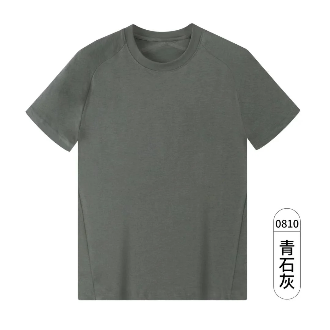 710 クルーネック半袖Tシャツ スモークグリーン 710 クルーネック半袖Tシャツ スモークグリーン