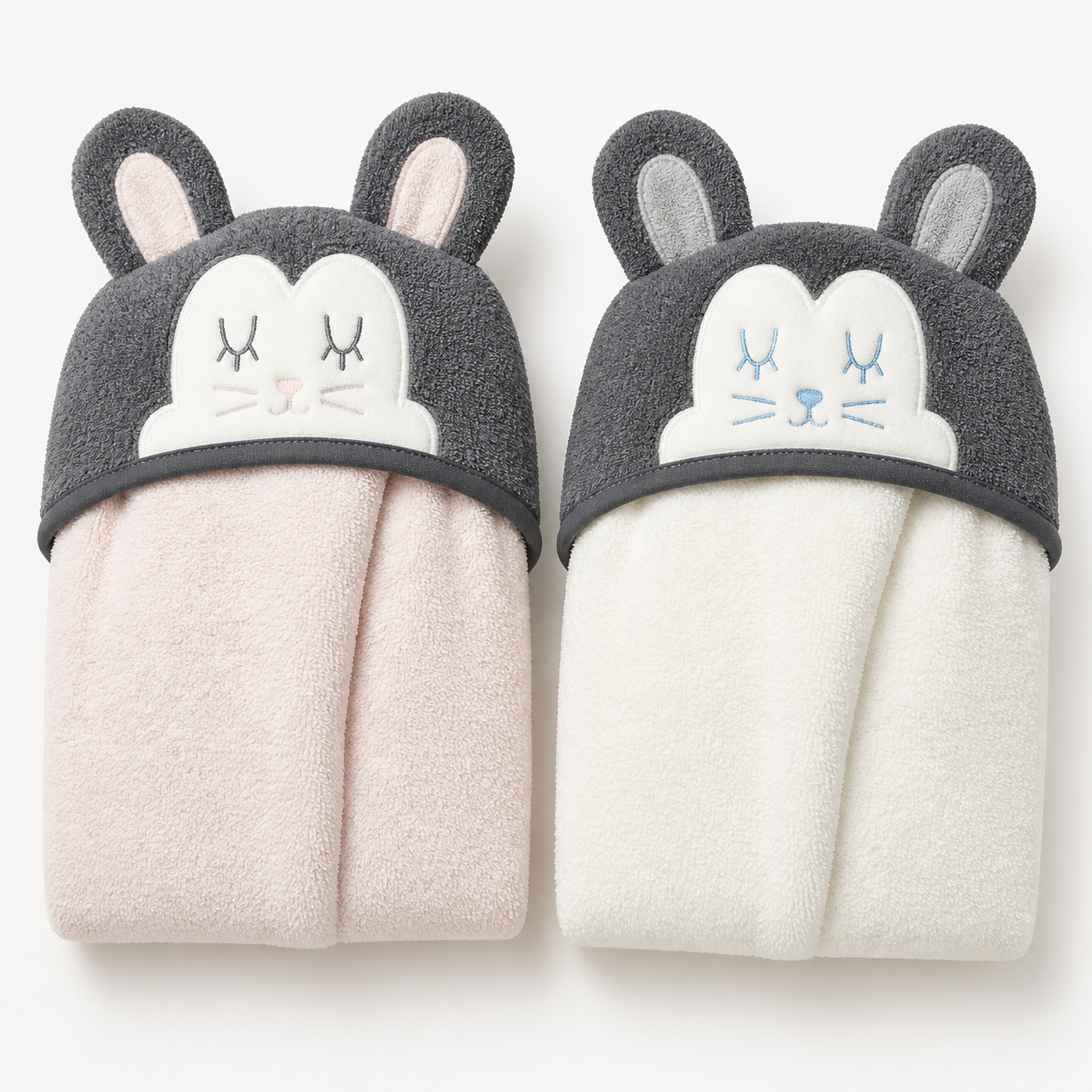 コットン無撚糸刺繍ベビーラップの商品画像
